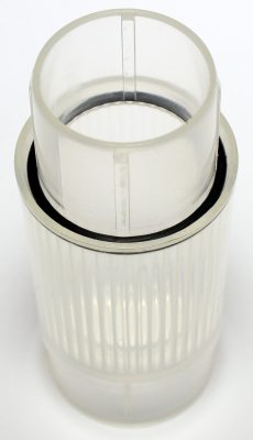 Резиновая вставка в креплении отпугивателя кротов 